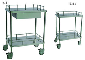 不銹鋼治療車Ⅰ型（有抽、無抽）B311、B312