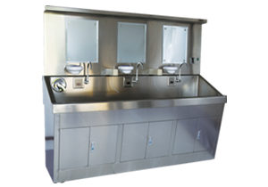 不銹鋼電熱自動感應(yīng)洗手池（豪華型）C291、C292