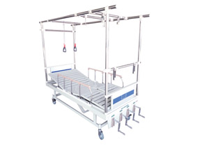 不銹鋼、噴塑混合型骨科牽引床D291