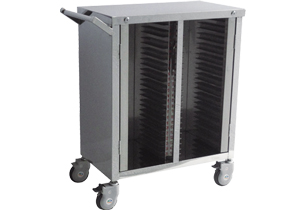 不銹鋼雙列病歷夾車(chē) V型、Ⅵ型、Ⅶ型B383、B385